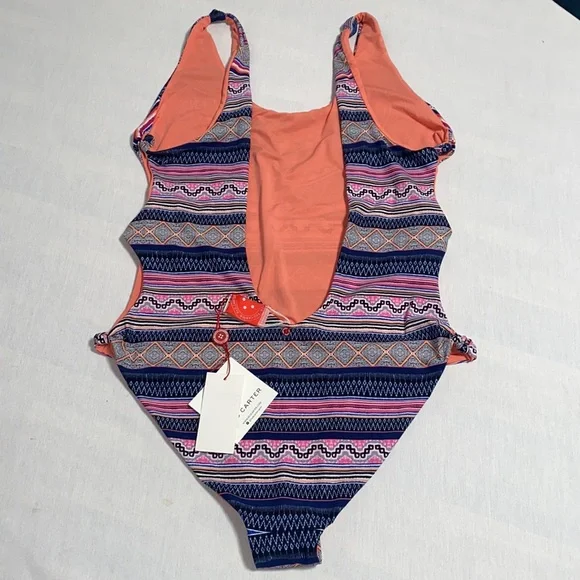 Red Carter Boho Festival One Piece L - Picture 4 of 11